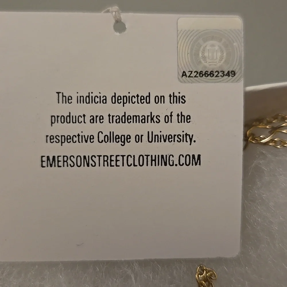 Gator Gold and Silver Pendant long Necklace - Picture 3 of 3